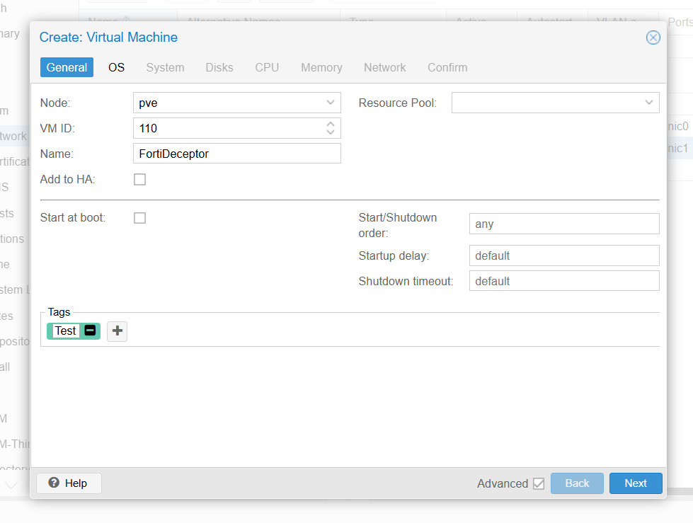 Create a virtual machine
